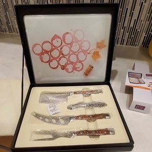 5 pc wine and cheese set